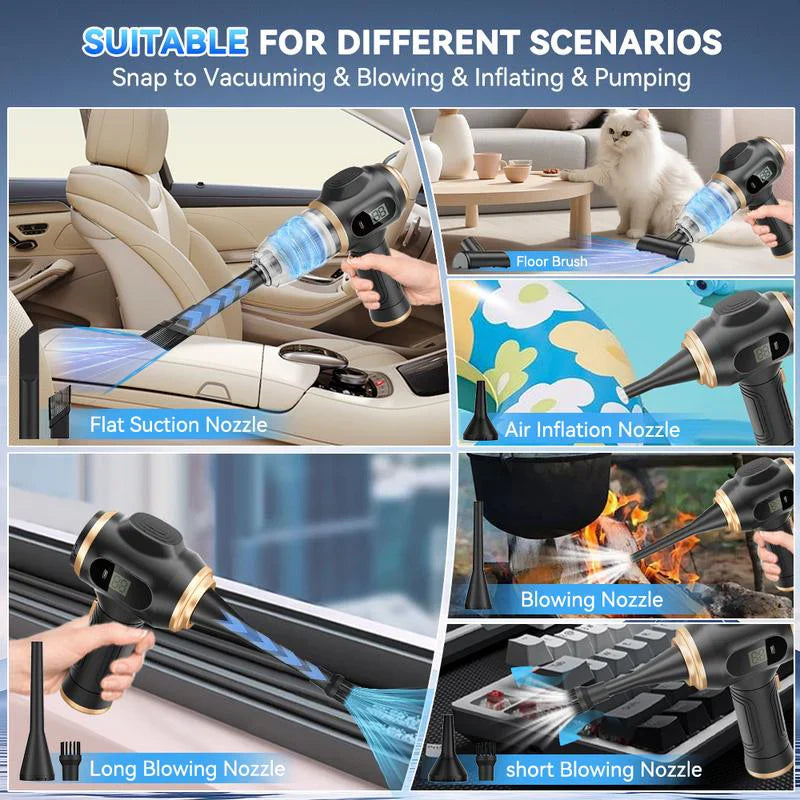 Belibuy 6-In-1 Portable Vacuum